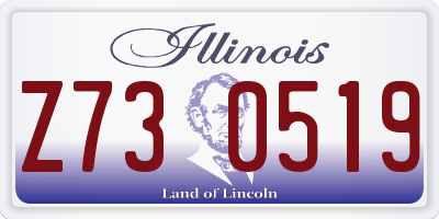 IL license plate Z730519