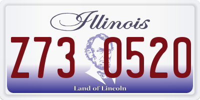 IL license plate Z730520