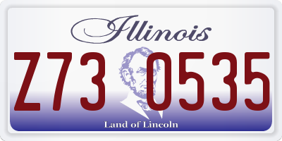 IL license plate Z730535