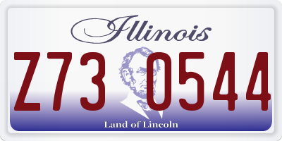 IL license plate Z730544