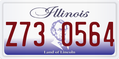 IL license plate Z730564
