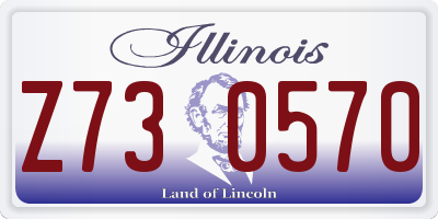 IL license plate Z730570