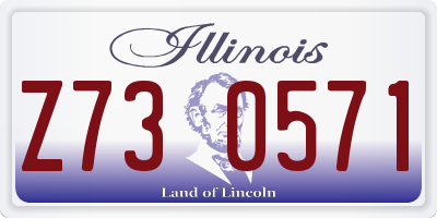 IL license plate Z730571