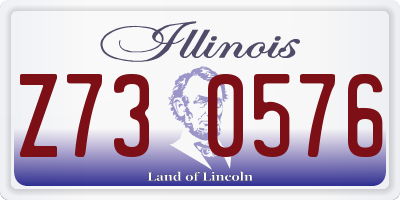 IL license plate Z730576