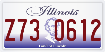 IL license plate Z730612