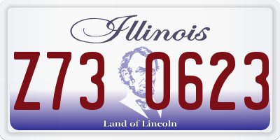 IL license plate Z730623