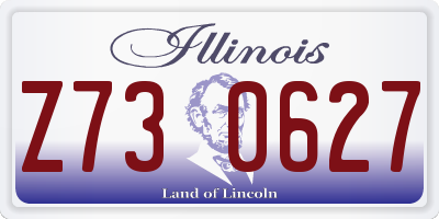 IL license plate Z730627