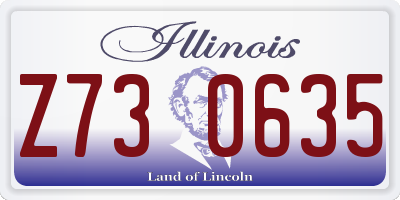 IL license plate Z730635