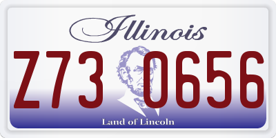 IL license plate Z730656