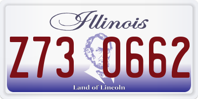 IL license plate Z730662