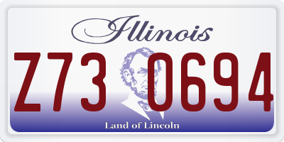 IL license plate Z730694