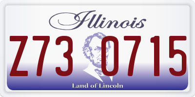 IL license plate Z730715