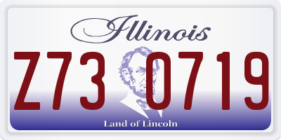 IL license plate Z730719