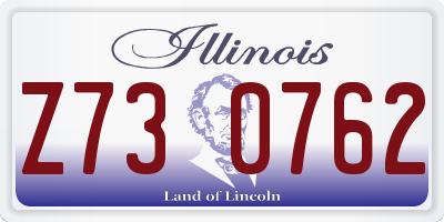 IL license plate Z730762