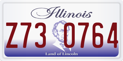 IL license plate Z730764