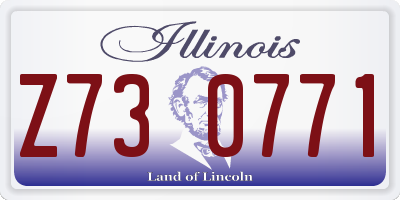 IL license plate Z730771