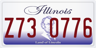 IL license plate Z730776