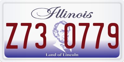 IL license plate Z730779