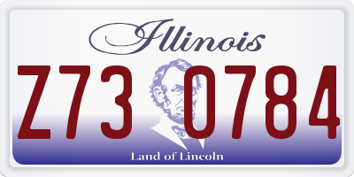 IL license plate Z730784