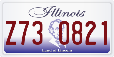 IL license plate Z730821