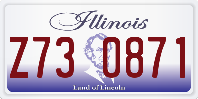 IL license plate Z730871