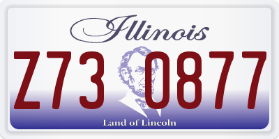 IL license plate Z730877