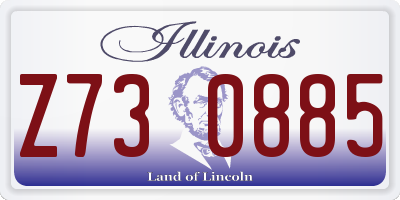 IL license plate Z730885