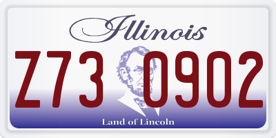 IL license plate Z730902