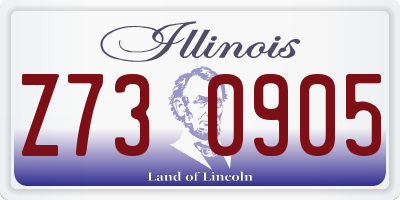 IL license plate Z730905