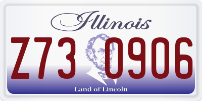 IL license plate Z730906