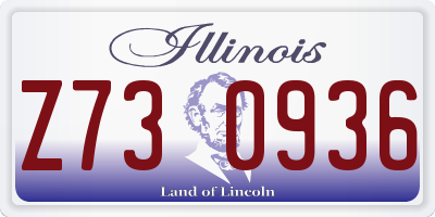 IL license plate Z730936