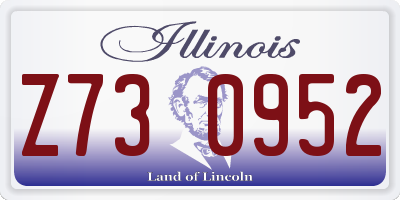 IL license plate Z730952