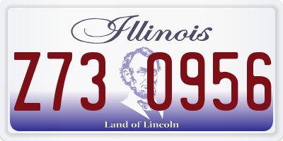 IL license plate Z730956