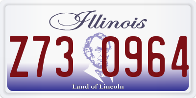 IL license plate Z730964