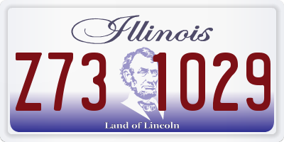 IL license plate Z731029