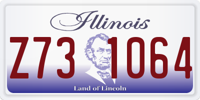 IL license plate Z731064