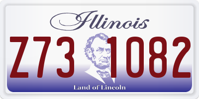IL license plate Z731082
