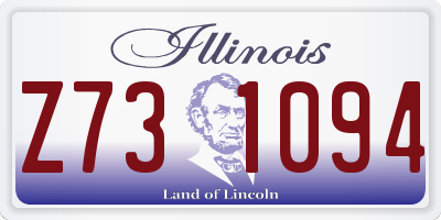 IL license plate Z731094