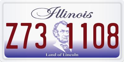 IL license plate Z731108