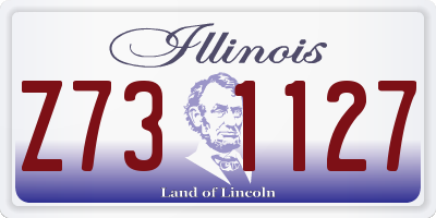 IL license plate Z731127