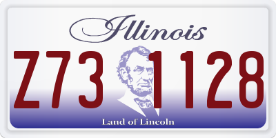 IL license plate Z731128