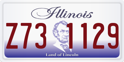 IL license plate Z731129
