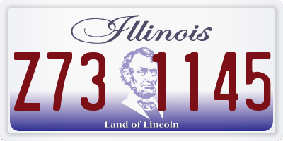 IL license plate Z731145