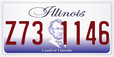 IL license plate Z731146