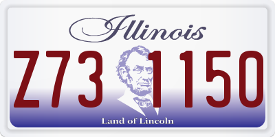 IL license plate Z731150