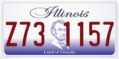 IL license plate Z731157