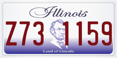 IL license plate Z731159