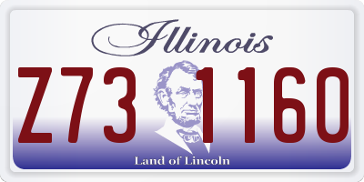 IL license plate Z731160
