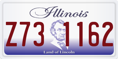 IL license plate Z731162