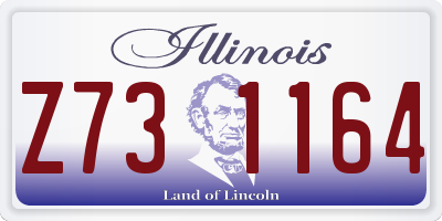 IL license plate Z731164